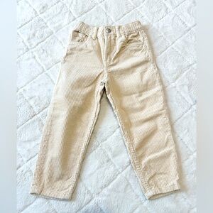 H&M Kids Corduroy Pants in Light Beige